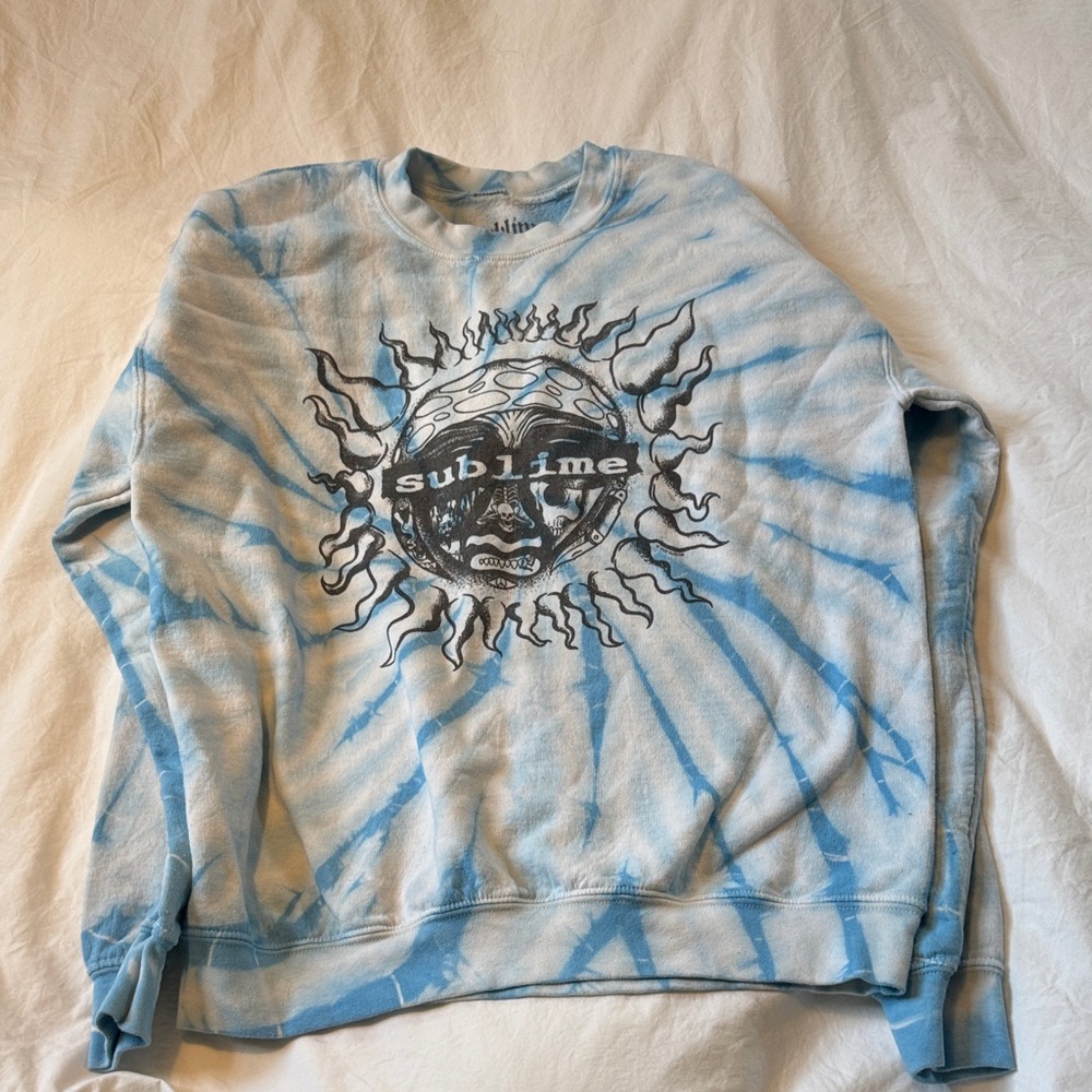 Urban Outfitters Blue Tie-Dye Sublime Sweatshirt